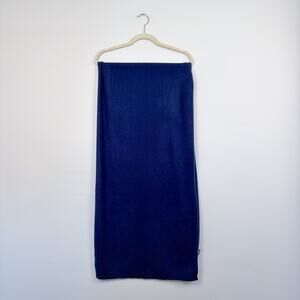 Alashan Cashmere Wrap Scarf Dark Blue